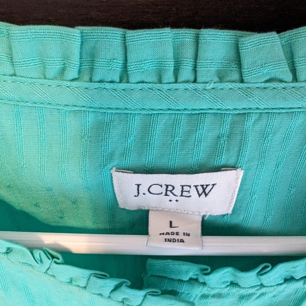 J Crew shirt top sleeveless 3 button blouse Women's BNWT - Picture 7 of 11